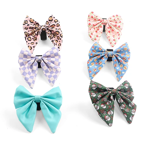 A stylish dog bow tie, showcasing attention to detail and quality craftsmanship.