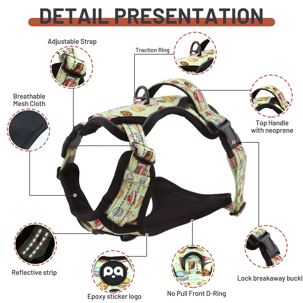 A person using a tablet to create a unique pattern for a dog harness, showing customization.
